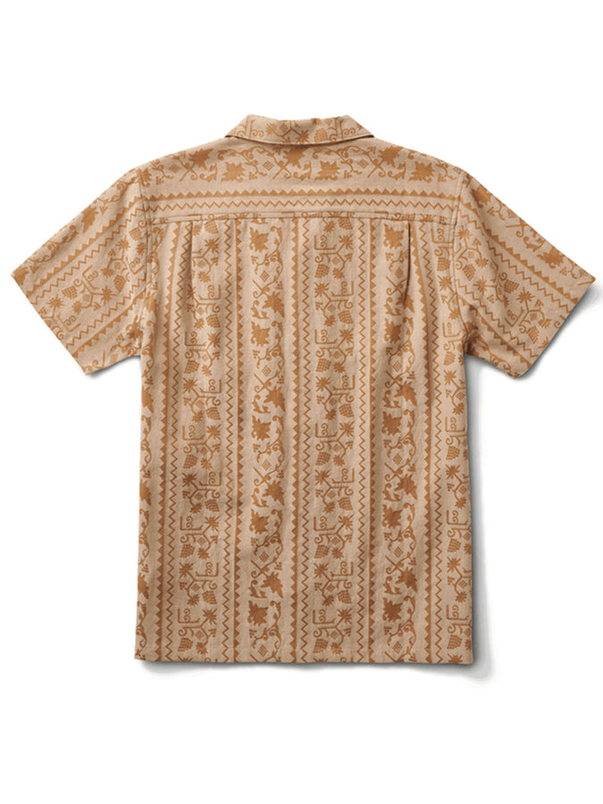 Roark Spring 2024 Gonzo Sarda Almond Short Sleeve Buttondown Shirt | SARDA ALMOND (SDA)