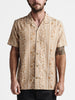 Roark Spring 2024 Gonzo Sarda Almond Short Sleeve Buttondown Shirt