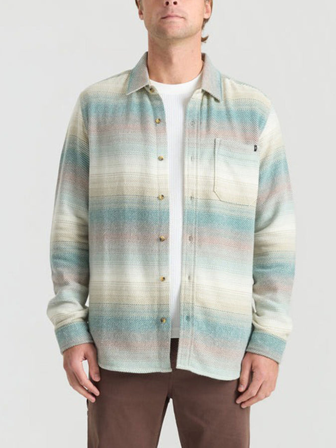 Roark Crossroads Flannel Long Sleeve Buttondown Shirt Spring 2026  | UNBLEACHED (UBL)