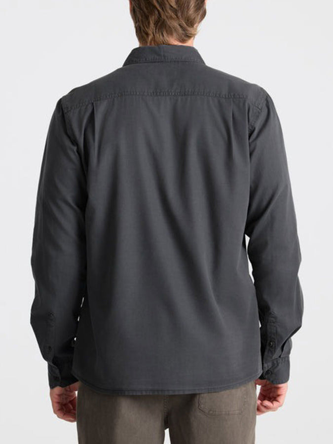Roark Made To Fade Long Sleeve Buttondown Shirt Fall 2025 | WASHED CHARCOAL (WCC)