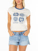 Roxy Hibiscus Swirl 90s T-Shirt Spring 2026