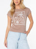 Roxy Palm Poster T-Shirt Fall 2026