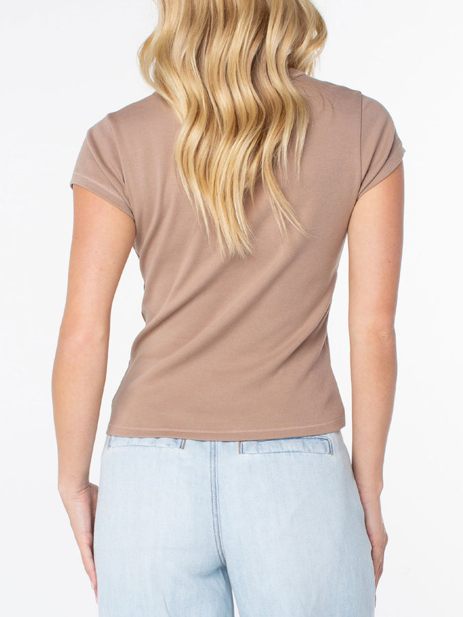 Roxy Palm Poster T-Shirt Fall 2026 | GINGER SNAP PALM POSTER (CGS)