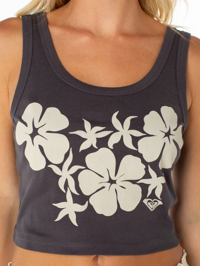 Roxy Plumerias & Hibiscus Tank Top Spring 2026 | PHANTOM PLMRS & HIBSCUS (KTA)