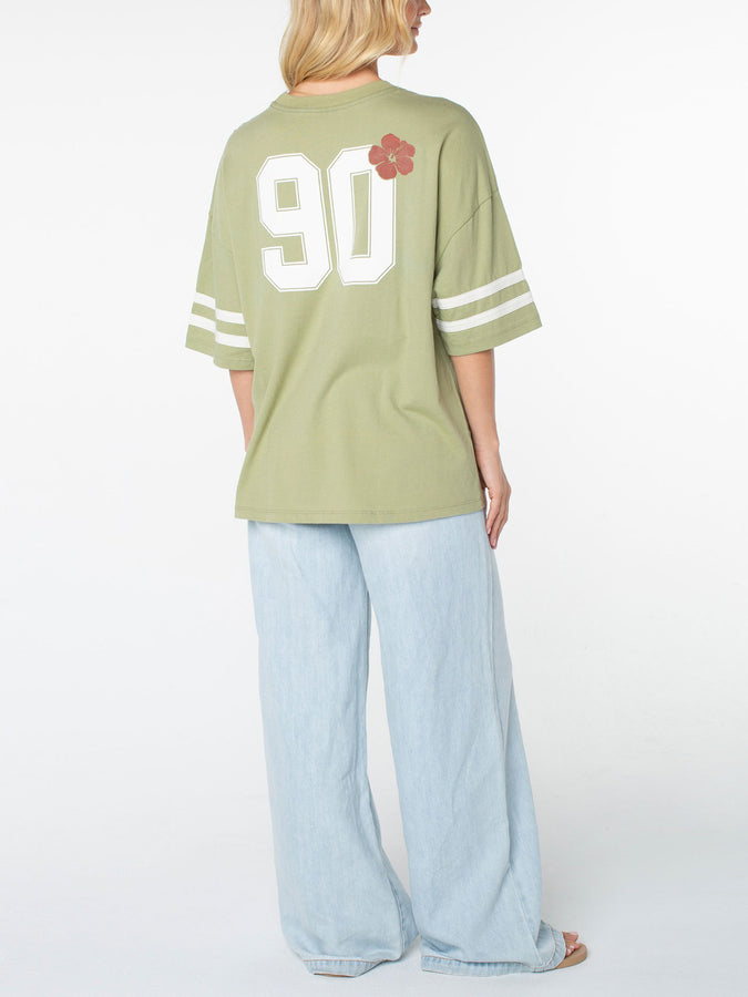 Roxy Game Day T-Shirt Fall 2026 | OIL GREEN CLASSIC UNI (GLD)