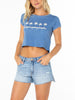 Roxy Five Palm Stripe T-Shirt Spring 2026