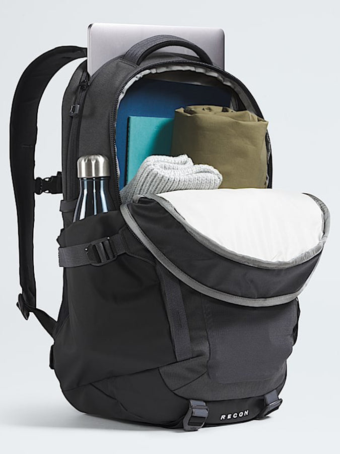 The North Face Recon Backpack | ASPHALT GREY LT HTR/BLK (4JH)