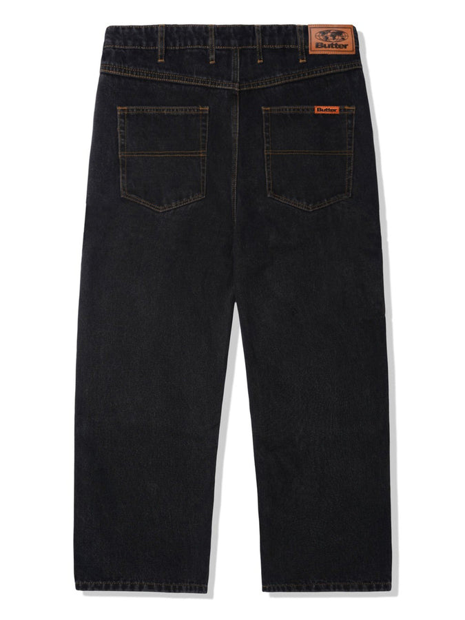 Butter Goods Relaxed Washed Black Jeans Spring 2024 | WASHED BLACK