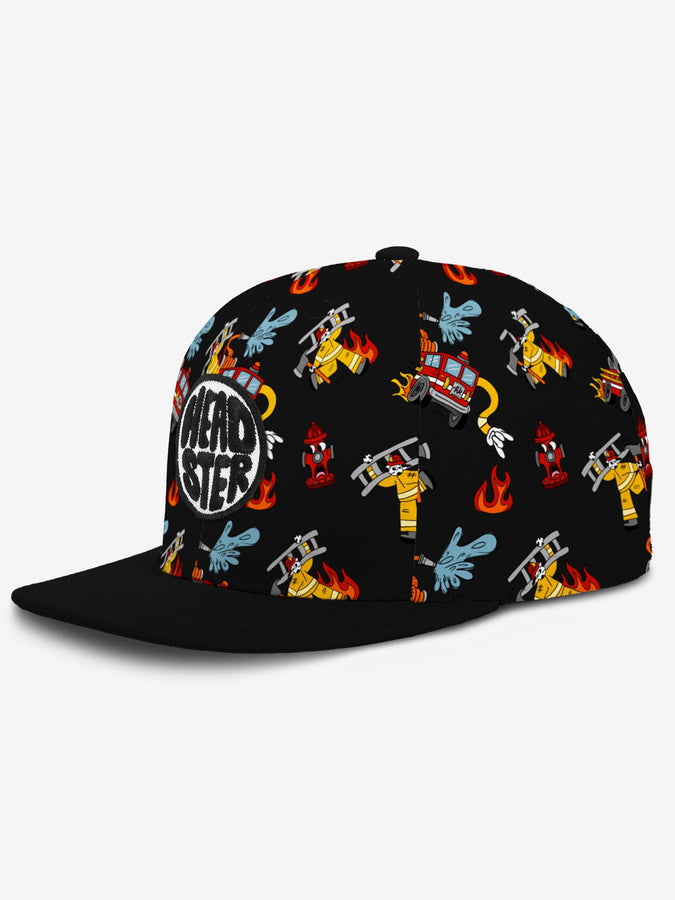 Headster Rescue Snapback Hat | BLACK