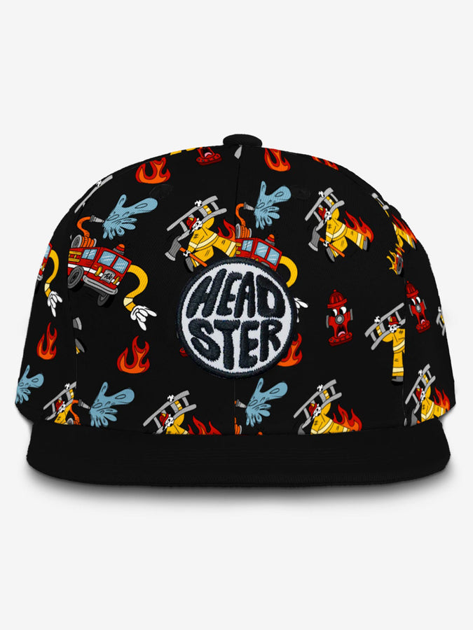 Headster Rescue Snapback Hat | BLACK