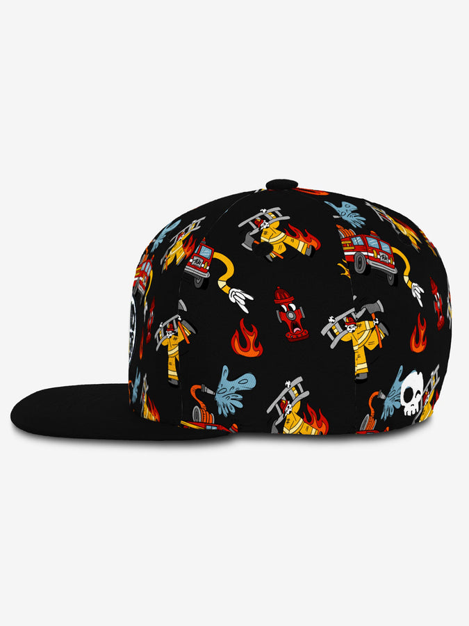 Headster Rescue Snapback Hat | BLACK