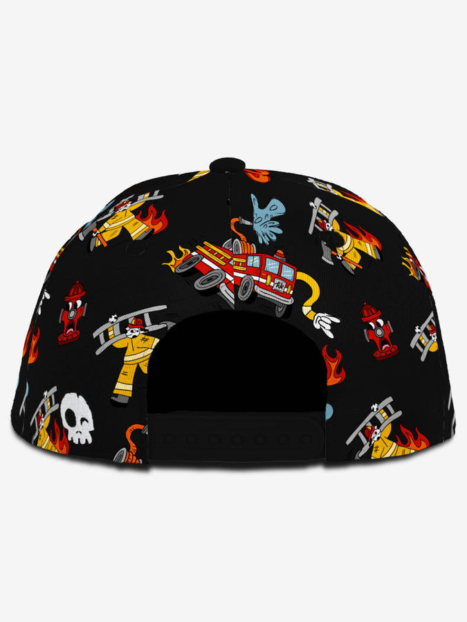 Headster Rescue Snapback Hat | BLACK