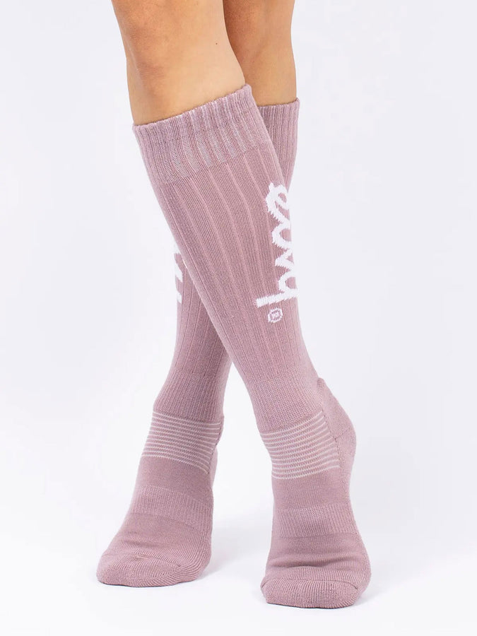 Eivy Snow Rib Wool Faded Woodrose Socks | FADED WOODROSE