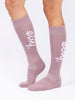 Eivy Snow Rib Wool Faded Woodrose Socks