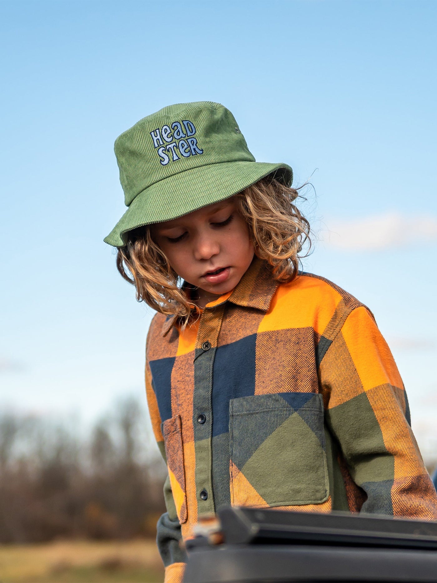 Headster Riley Cord Bucket Hat (Little Kids) Fall 2023