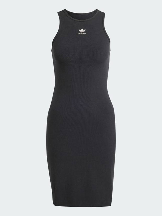Adidas Trefoil Essential Rib Black Dress Spring 2025 | BLACK