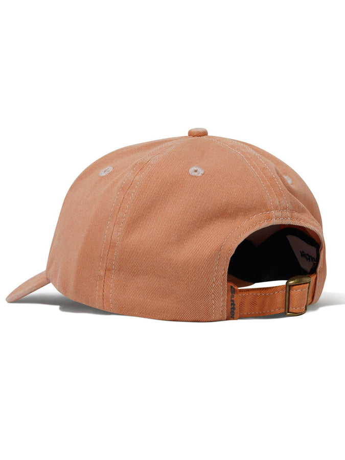 Butter Goods Rounded Logo 6 Panel Hat | WASHED ORANGE