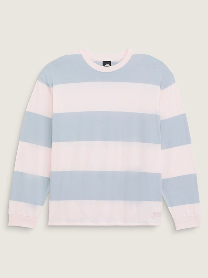 Vans Rugby Stripe Long Sleeve T-Shirt Fall 2026 | PALE PETAL (H8H)