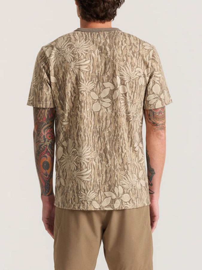 Roark Mathis Active Tie Dye Pocket T-Shirt Spring 2026 | KHAKI (KHA)