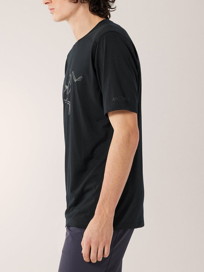 Arcteryx Ionia Merino Wool Logo T-Shirt Spring 2024 | BLACK