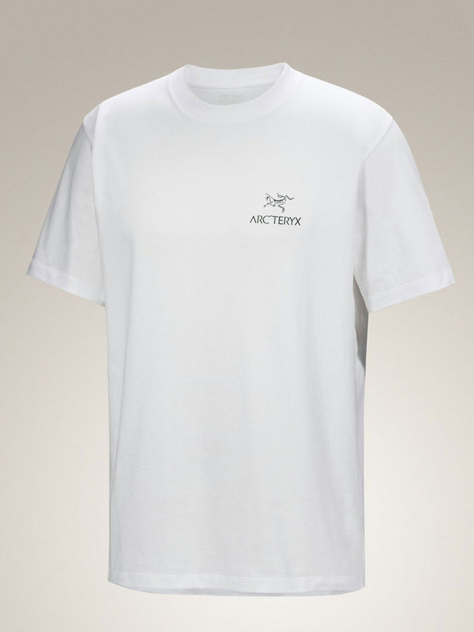 Arc'teryx Kragg SL Cotton Bird Word T-Shirt Spring 2026 | WHITE LIGHT/BLACK