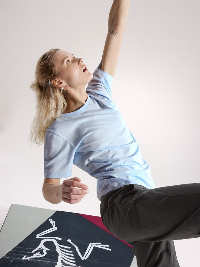 Arcteryx Kragg Sl Cotton Emblem T-Shirt Spring 2026 | ALPINE BLUE