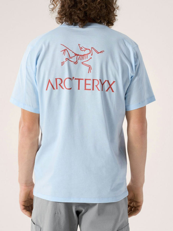 Arc'teryx Kragg SL Cotton Bird Word T-Shirt Spring 2026 | ALPINE BLUE/STONE RED