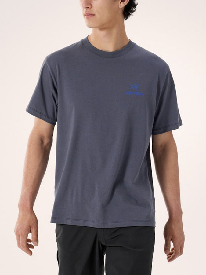 Arc'teryx Kragg SL Cotton Bird Word T-Shirt Spring 2026 | DARK STRATUS/FLUIDITY