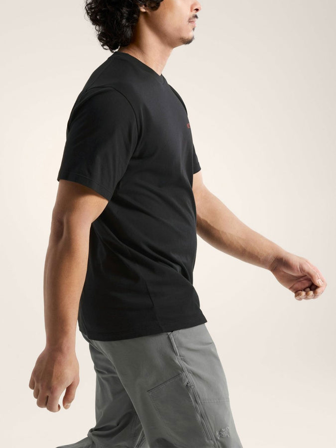 Arc'teryx Kragg SL Cotton Blurred Bird T-Shirt Summer 2026 | BLACK/DYNASTY