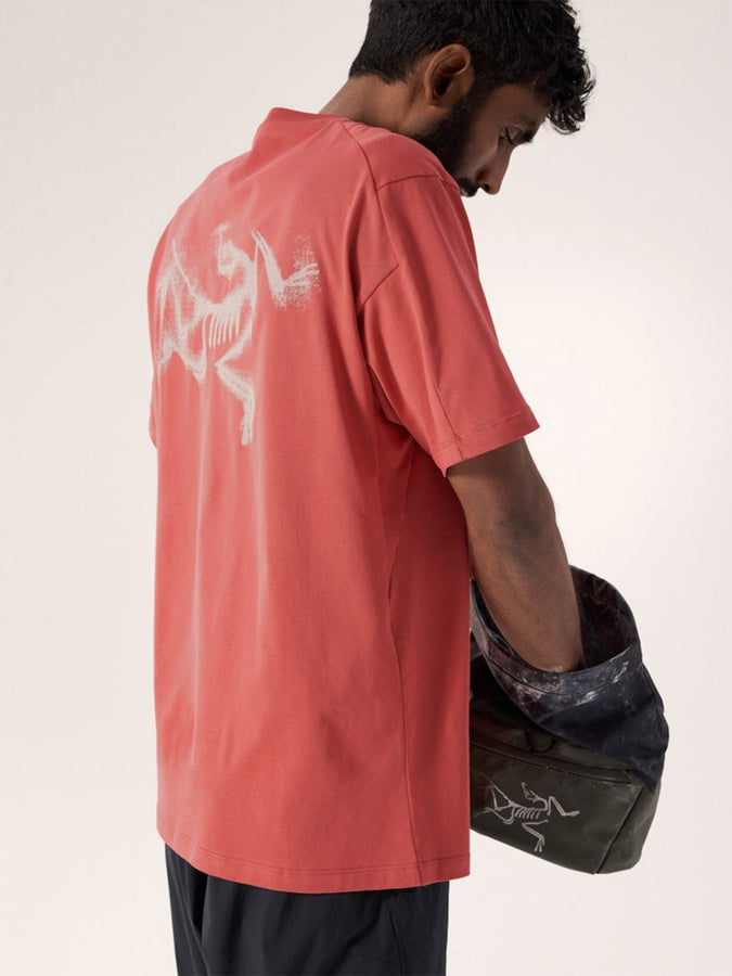 Arc'teryx Kragg SL Cotton Blurred Bird T-Shirt Summer 2026 | STONE RED