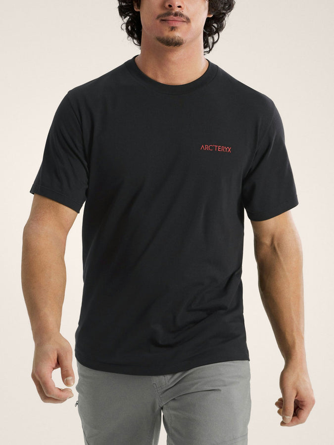 Arc'teryx Kragg SL Cotton Blurred Bird T-Shirt Summer 2026 | BLACK/DYNASTY