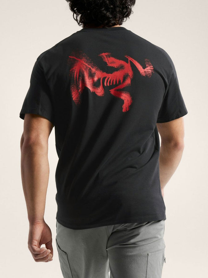 Arc'teryx Kragg SL Cotton Blurred Bird T-Shirt Summer 2026 | BLACK/DYNASTY