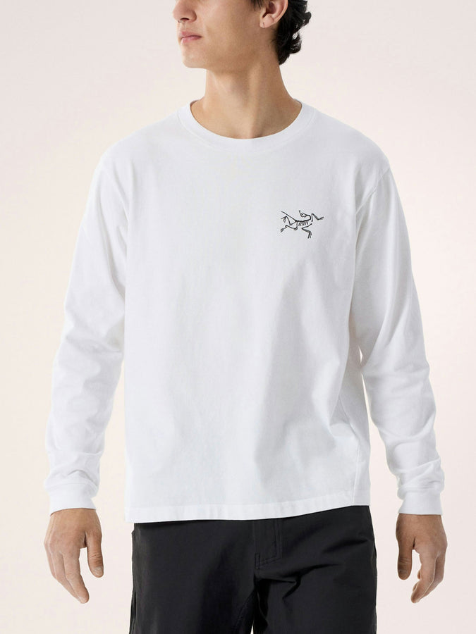 Arc'teryx Kragg Cotton Long Sleeve t-Shirt Summer 2026 | WHITE LIGHT/BLACK
