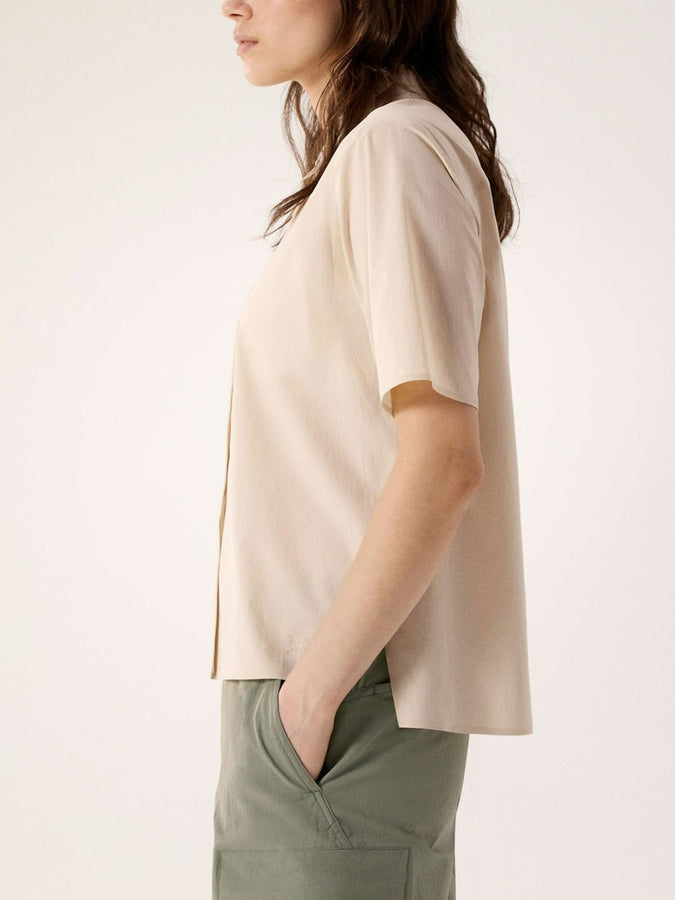 Arc'teryx Olia Short Sleeve Buttondown Shirt Summer 2026 | SEA SALT