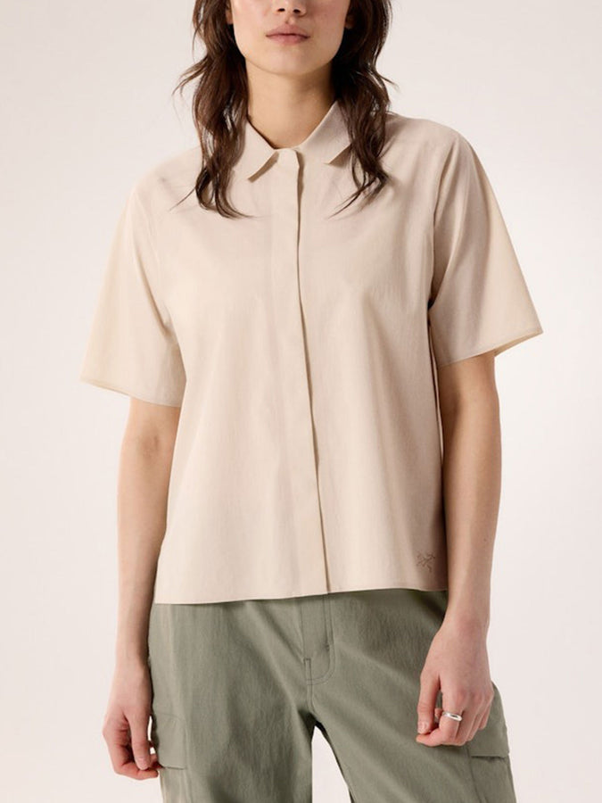 Arc'teryx Olia Short Sleeve Buttondown Shirt Summer 2026 | SEA SALT