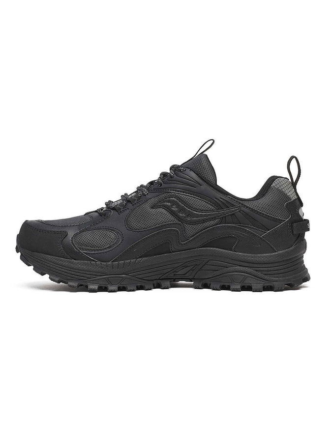 Saucny Grid Aura x Gore-Tex Black Shoes | BLACK