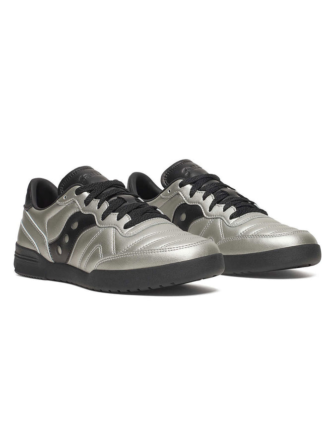 Saucony 586I Silver/Black Shoes Spring 2026 | SILVER/BLACK