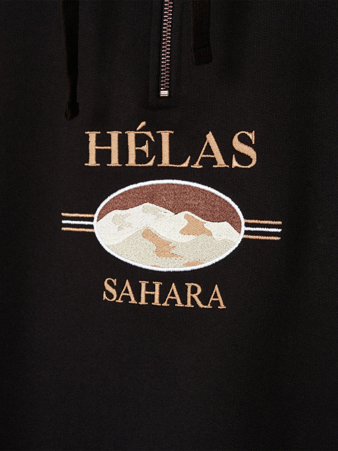 Hélas Sahara 1/4 Zip Sweatshirt Spring 2024 | BLACK