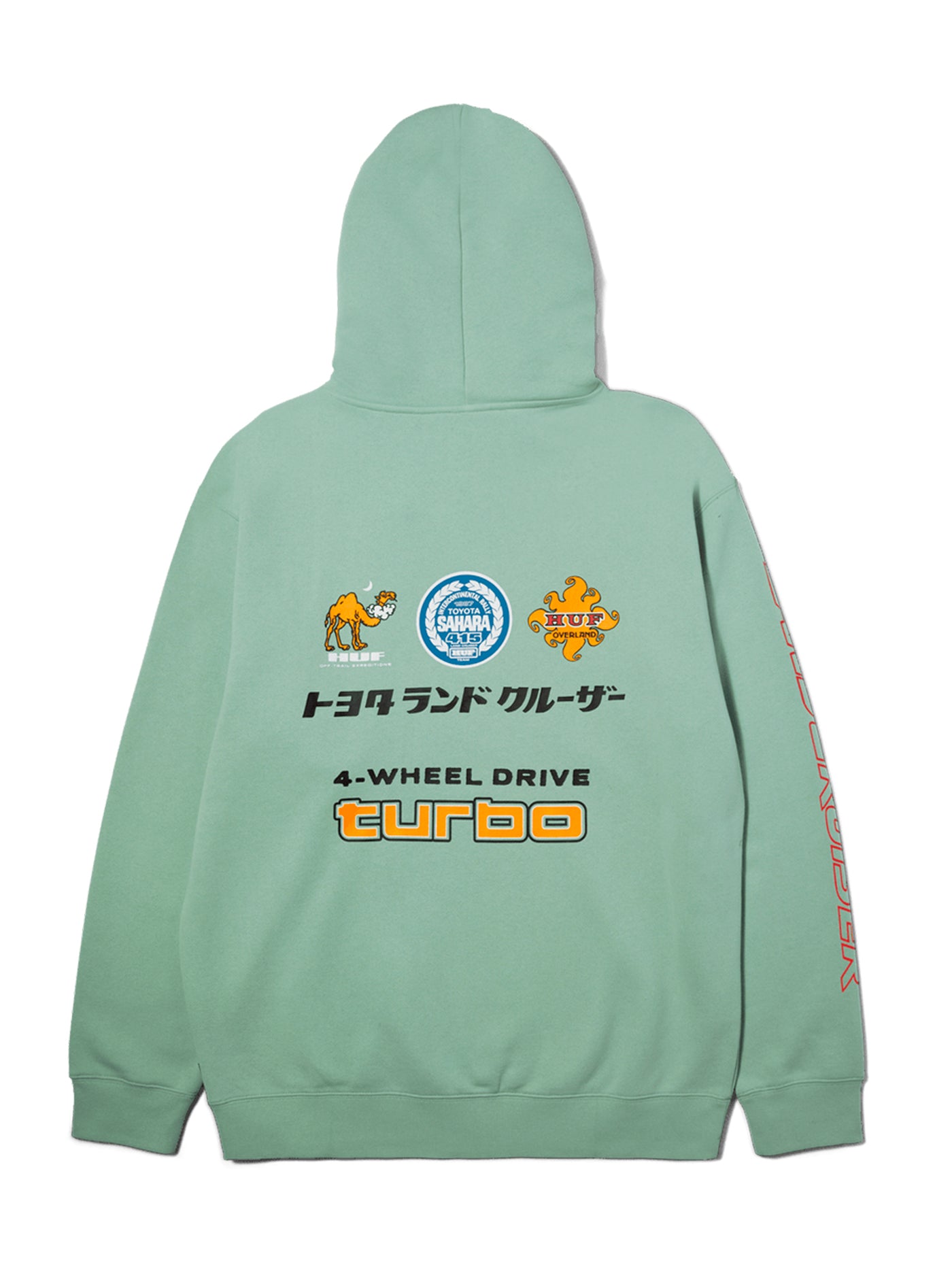 HUF X TOYOTA Sahara Rally Hoodie Fall 2024