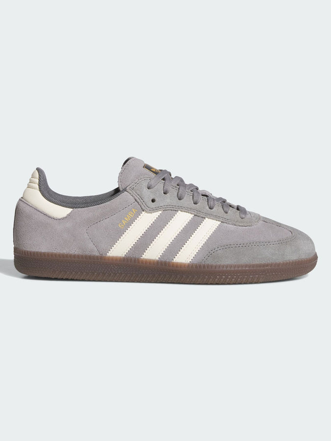 Adidas Samba Adv Grey Four/Cream White/Grey Shoes Spring 2026 | GREY FOUR/CREAM WHITE/GREY