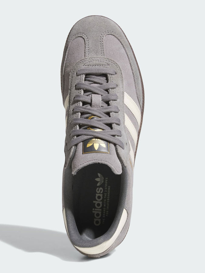 Adidas Samba Adv Grey Four/Cream White/Grey Shoes Spring 2026 | GREY FOUR/CREAM WHITE/GREY