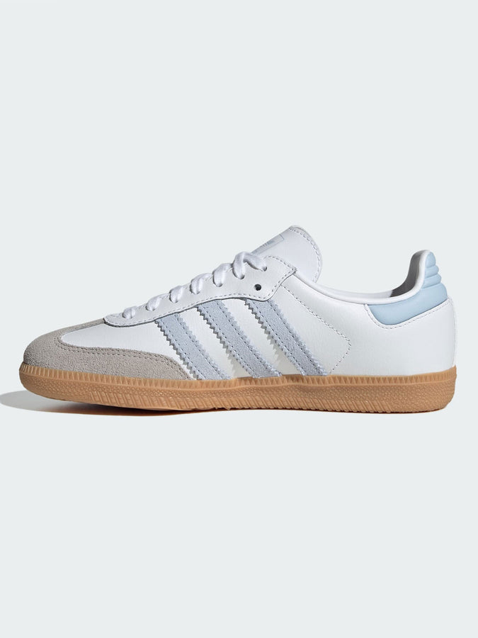 Adidas Samba OG White/Crystal Sky/Gum 3 Shoes Spring 2026 | WHITE/CRYSTAL SKY/GUM 3