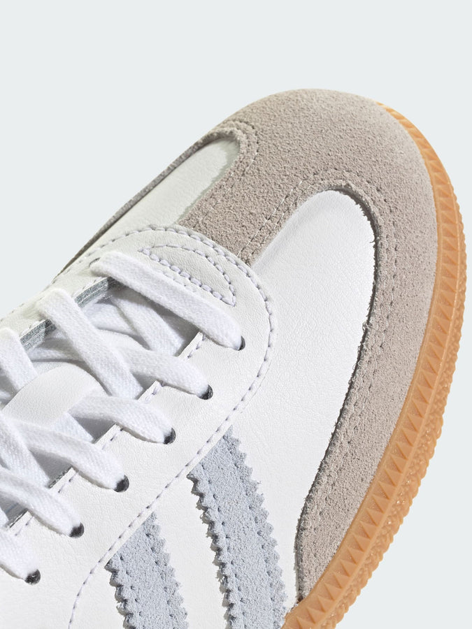Adidas Samba OG White/Crystal Sky/Gum 3 Shoes Spring 2026 | WHITE/CRYSTAL SKY/GUM 3