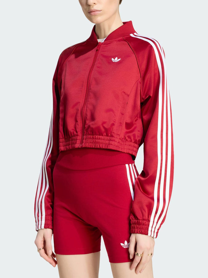Adidas Adicolor Satin Track Red/White Jacket Fall 2026 | RED/WHITE