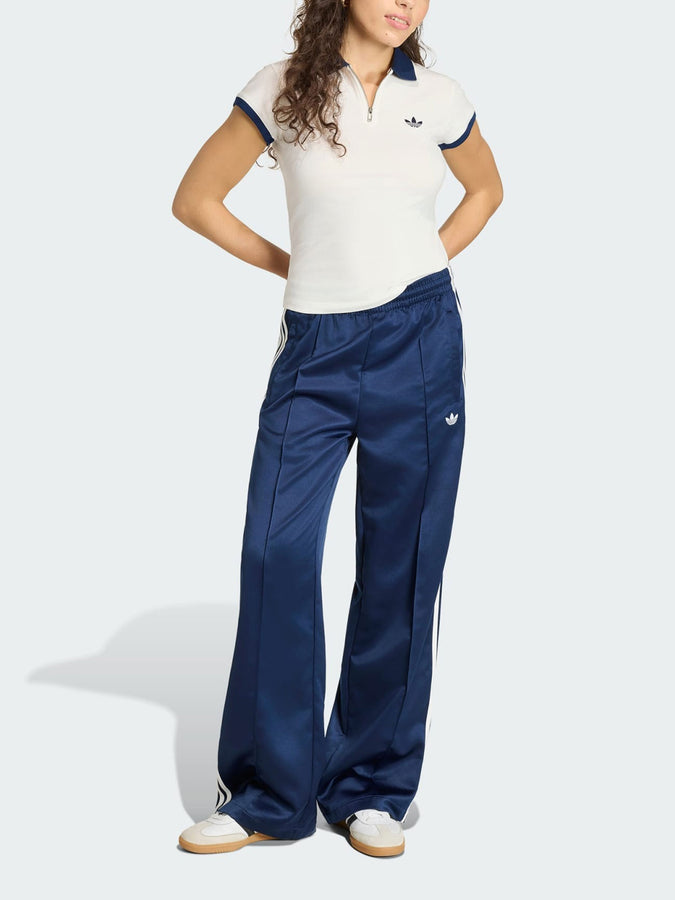 Adidas Adicolor Satin Loose Track Indigo/Wht Pants Fall 2026 | INDIGO/WHITE