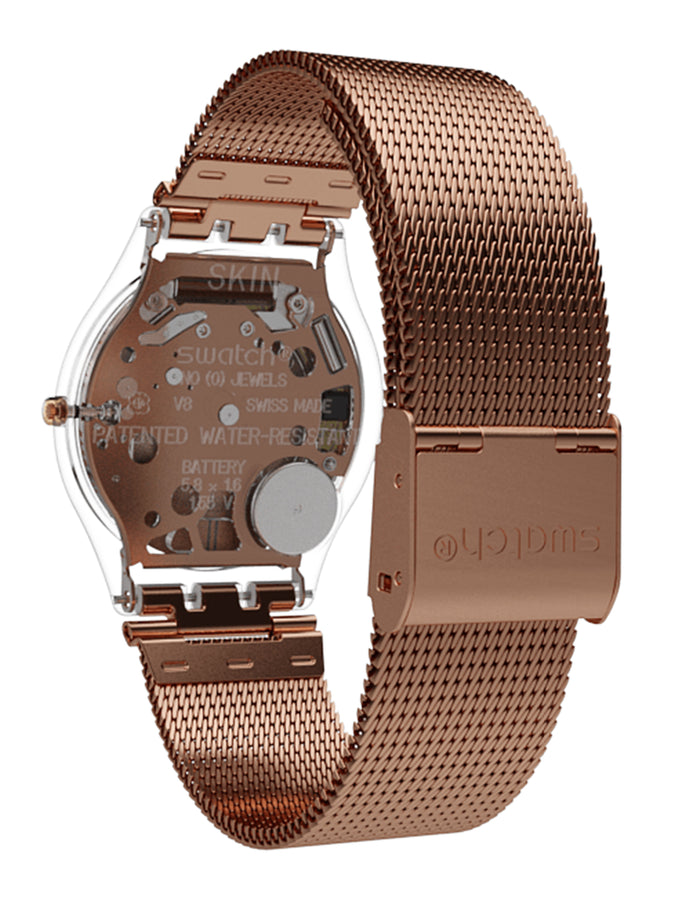 Swatch Hello Darling Watch | ROSE GOLD/CLEAR