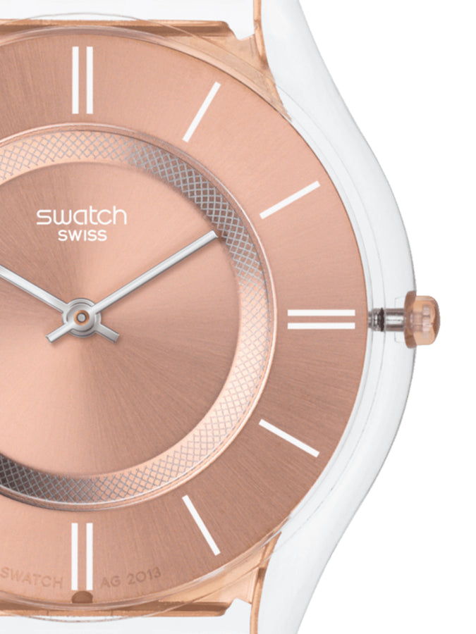 Swatch Hello Darling Watch | ROSE GOLD/CLEAR