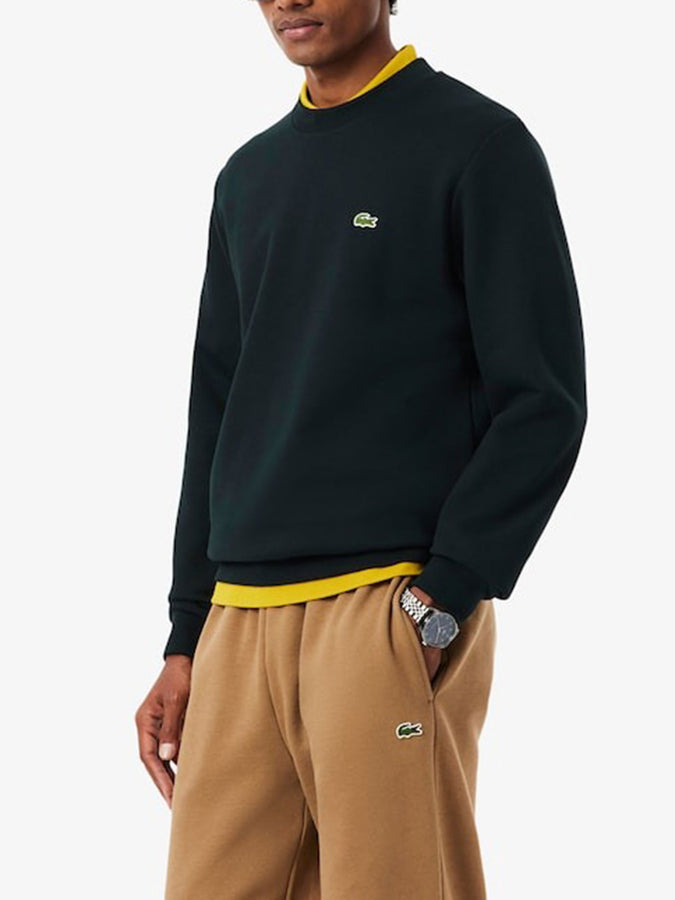 Lacoste Classic Fit Crewneck Sweatshirt Holiday 2026 | DARK GREEN (GJP)