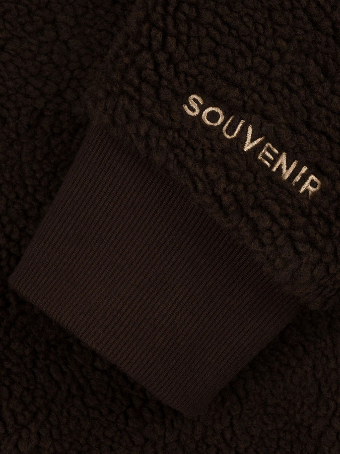 Souvenir Sherpa Crewneck Sweatshirt Winter 2026 | CHOCOLATE