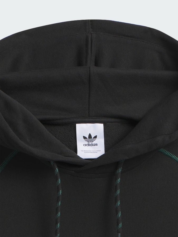 Adidas Skate Shmoofoil Featherweight Black/Dark Green Hoodie | BLACK/DARK GREEN